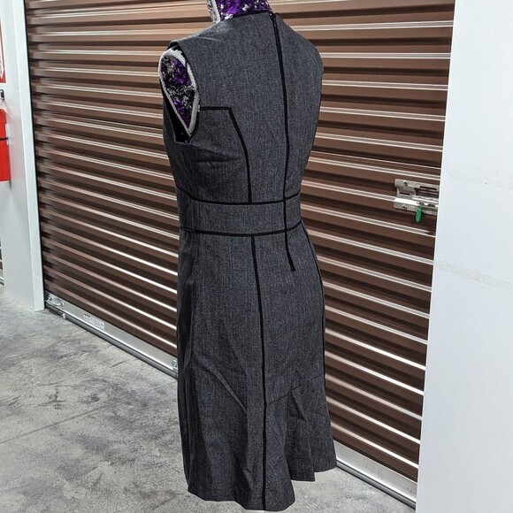 Basque Size 10P Gray & Black Bodycon Dress - Picture 6 of 11